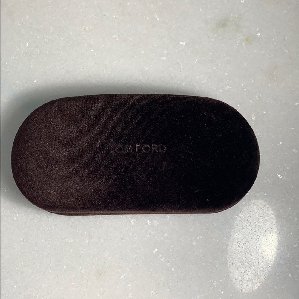 Tom Ford Velvet clamshell sunglass case